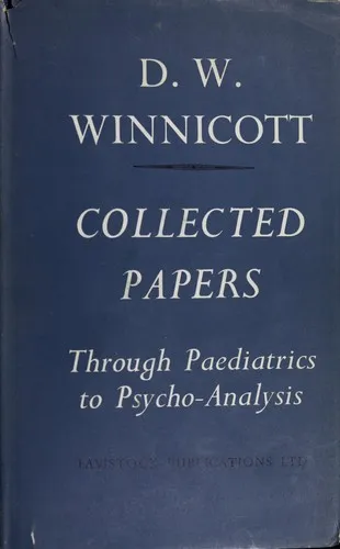 Dust jacket of the Tavistock Publications edition of Collected Papers: Through Paediatrics to Psycho-Analysis (London, 1958)