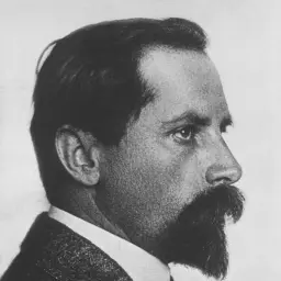 Adolf Meyer in profile, photographed by Camille Ruf, Zurich, 1910