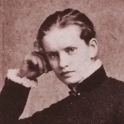 Louise von Salomé (later Lou Andreas-Salomé), full-length studio portrait, c. 1880; reproduction by Frank Beck, 2016
