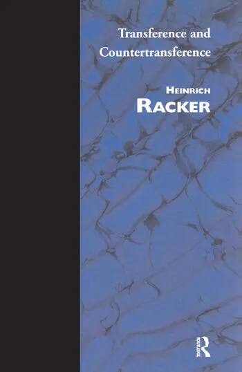 Cover of the Routledge paperback of Heinrich Racker’s Transference and Countertransference, which includes this paper as “The Countertransference Neurosis”