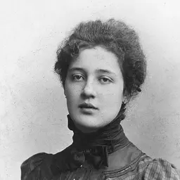 Melanie Klein as a young woman, photographed by Carl Pietzner, c. 1900